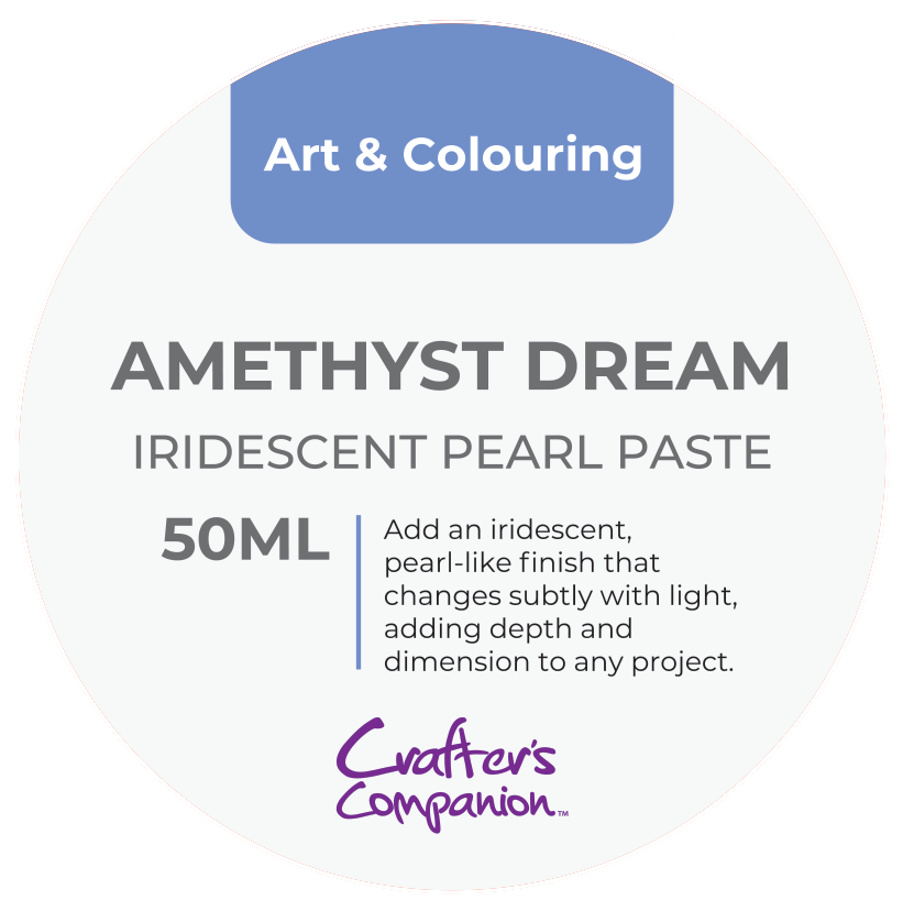 Crafters Companion Iridescent Pearl Paste - Amethyst Dream