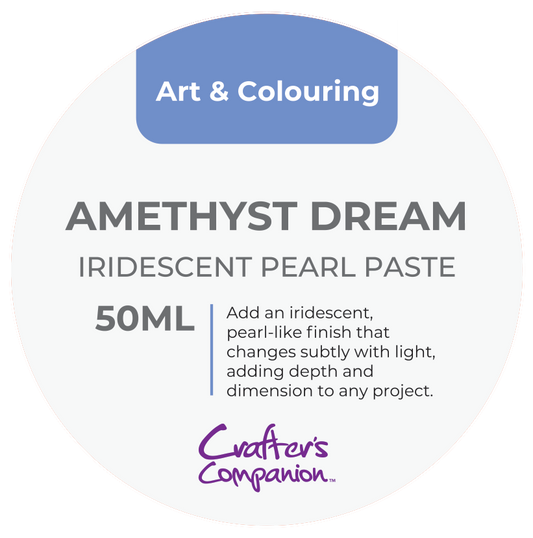 Crafters Companion Iridescent Pearl Paste - Amethyst Dream