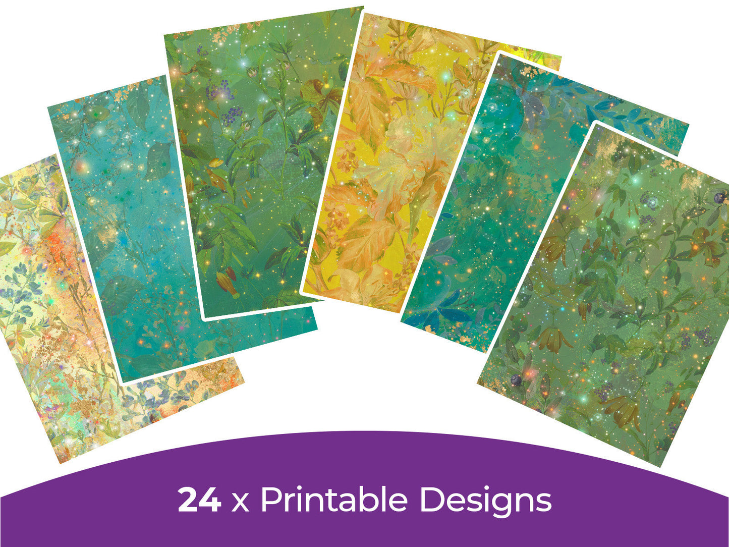 Nature's Garden Kingfisher Collection - Digital Paper Pad