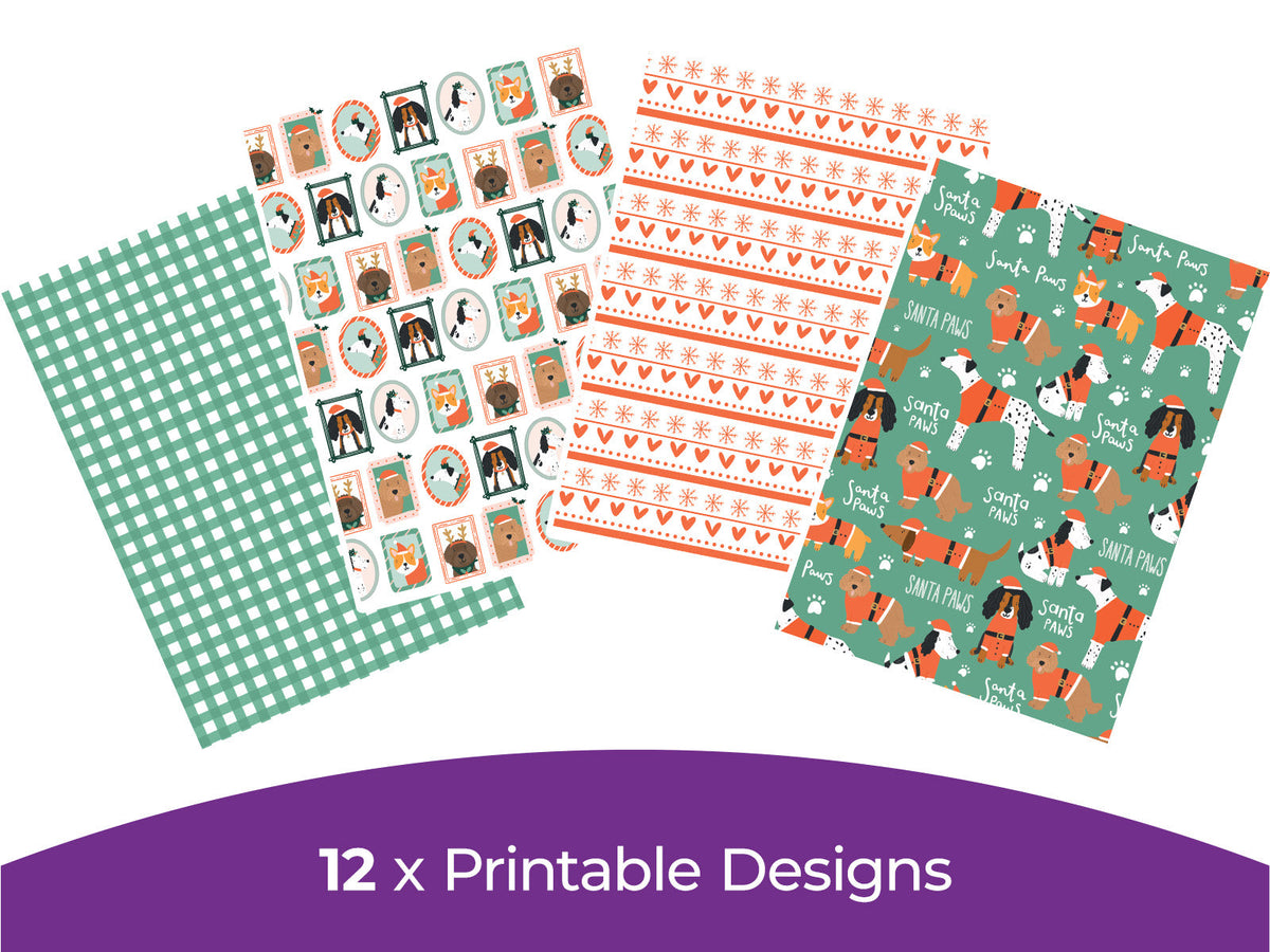 Violet Studios Merry Woofmas - Digital Paper Pad