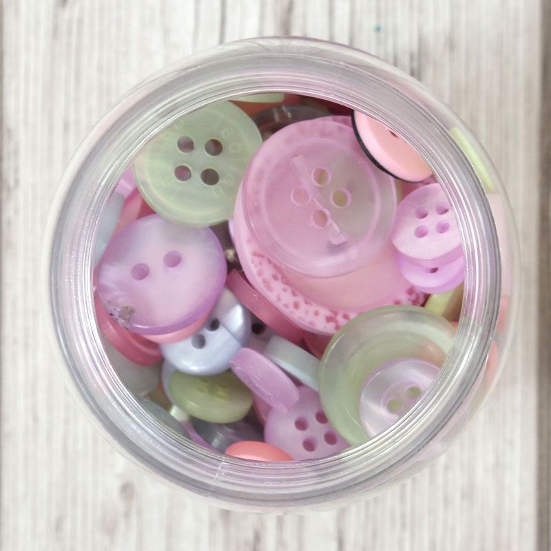 Hunkydory Button Assortment - Pastels