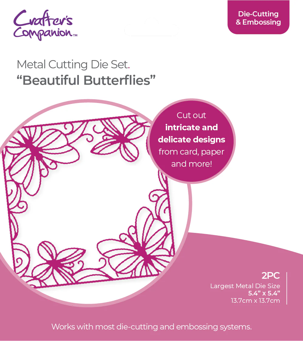 Gemini Intricate Create-a-Card Die - Beautiful Butterflies