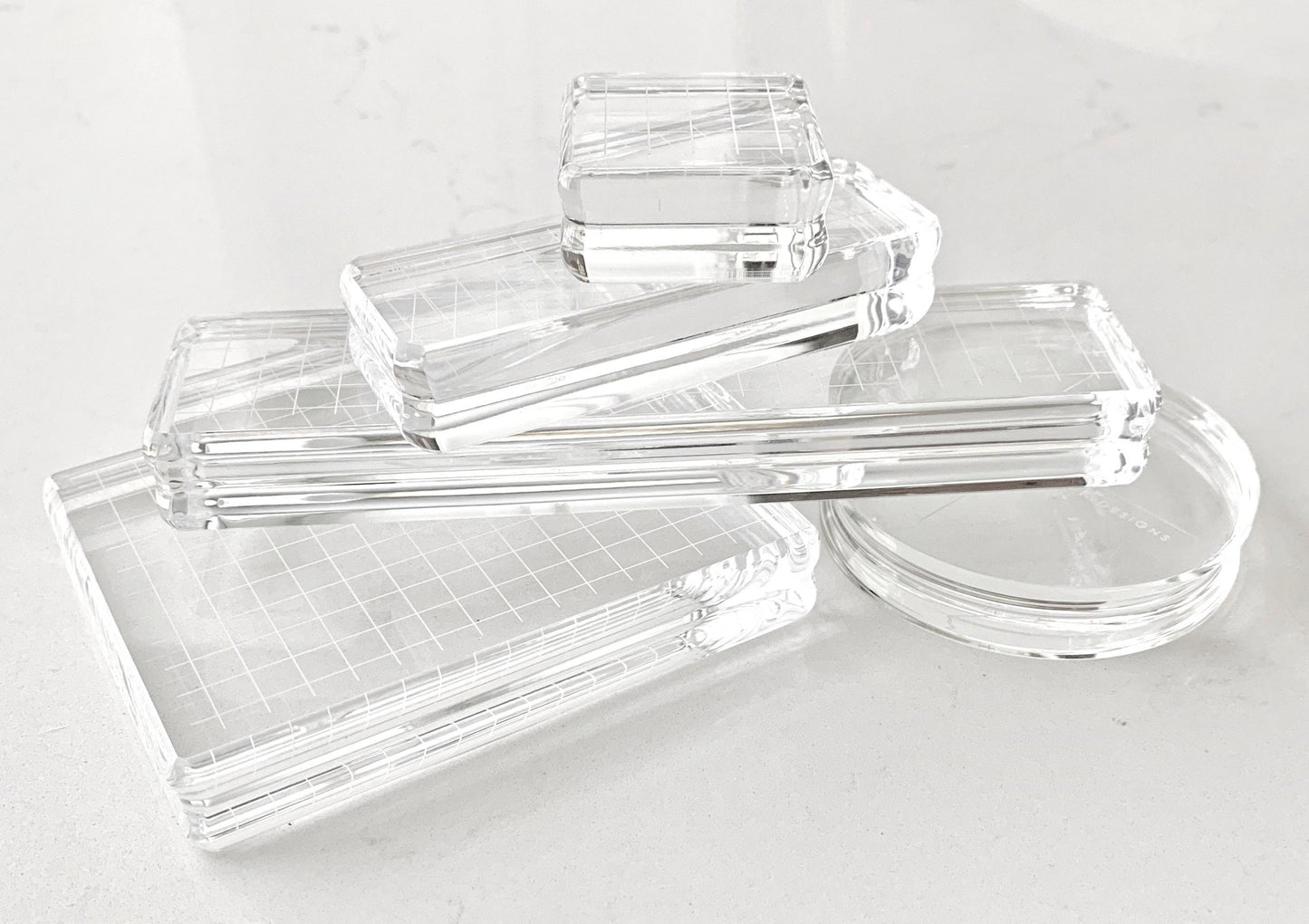 ACRYLIC BLOCK- Comfort Blocks- set of 5