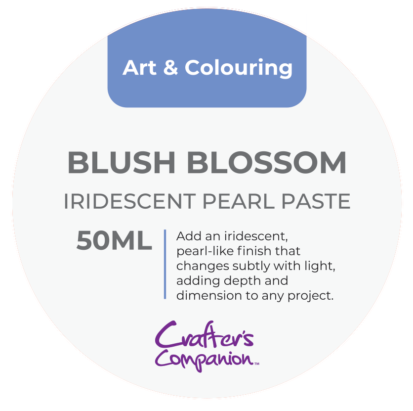 Crafters Companion Iridescent Pearl Paste - Blush Blossom