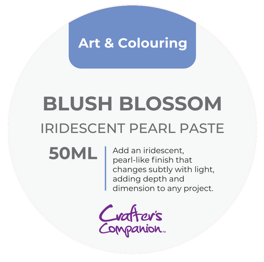 Crafters Companion Iridescent Pearl Paste - Blush Blossom