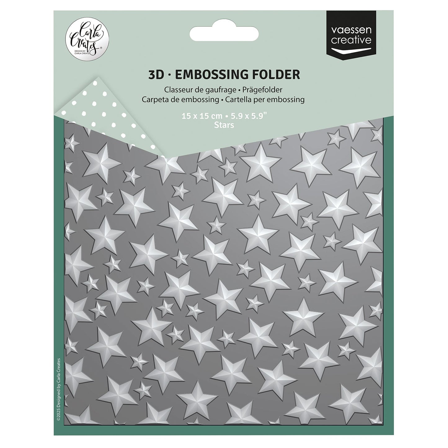 Vaessen Creative • Embossing Folder Stars