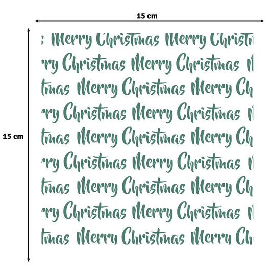 Vaessen Creative • Stencil Merry Christmas 5.9x5.9in
