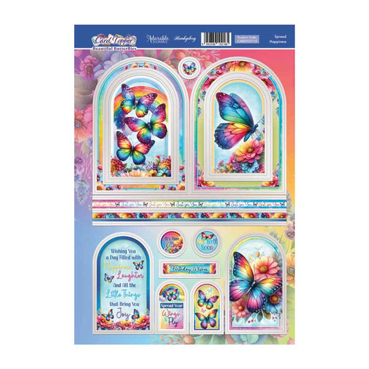 Spread Happiness Card Topper Sheet