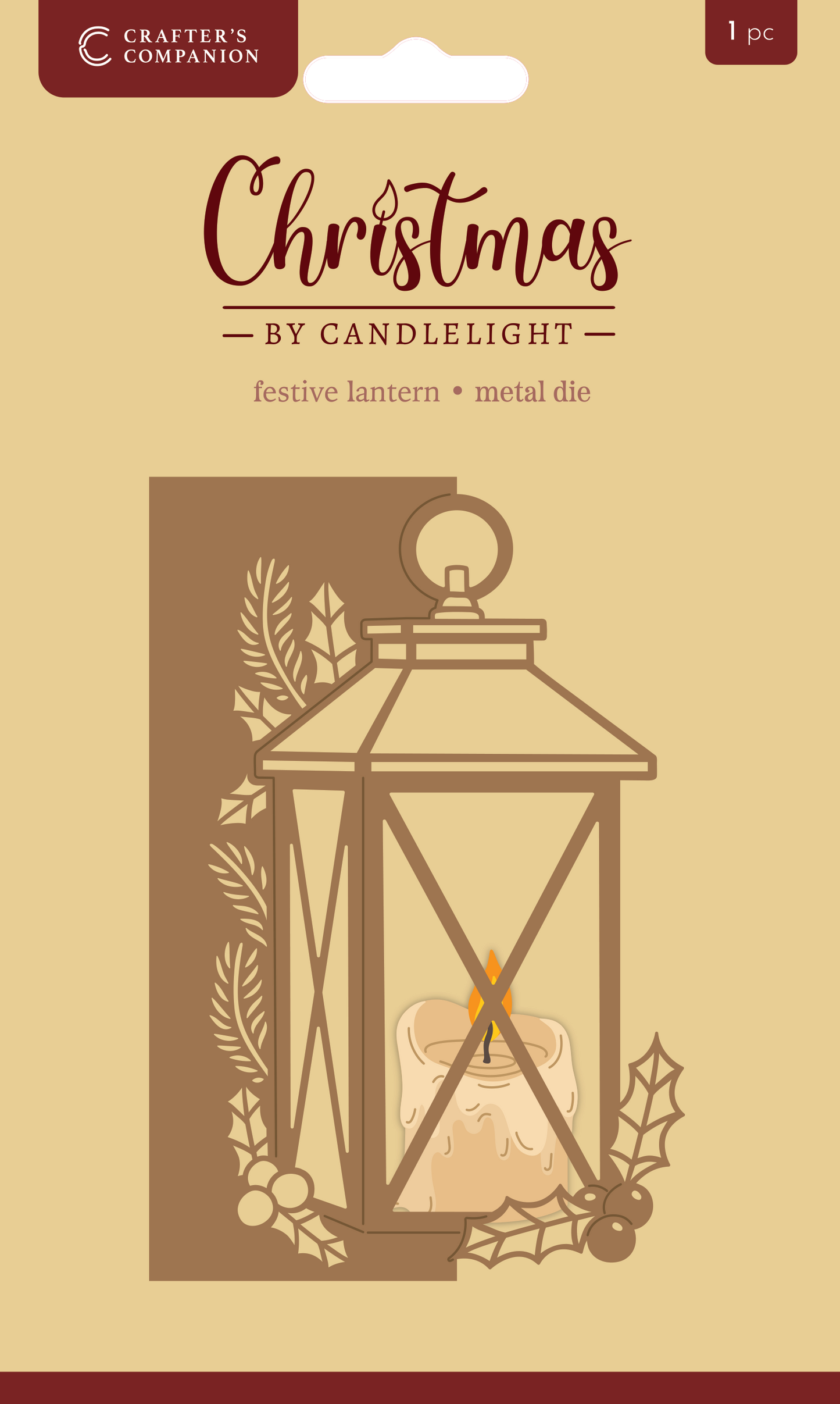 Christmas by Candlelight Metal Die Set - Festive Lantern