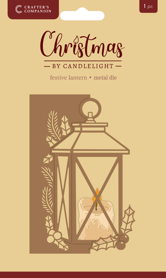 Christmas by Candlelight Metal Die Set - Festive Lantern