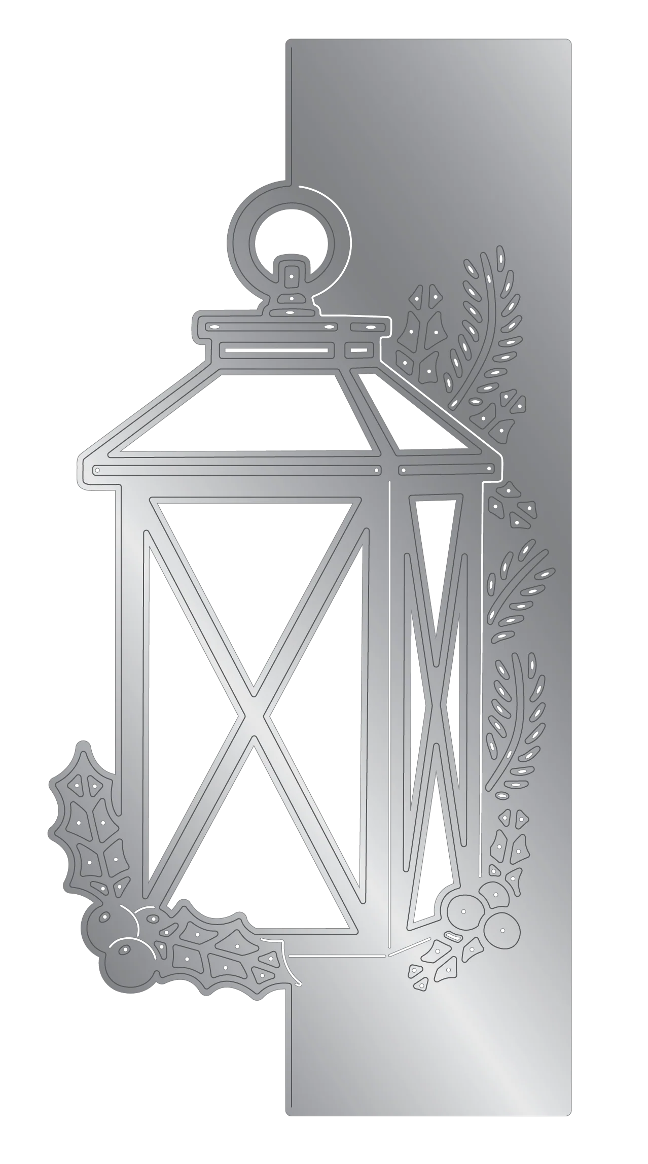 Christmas by Candlelight Metal Die Set - Festive Lantern