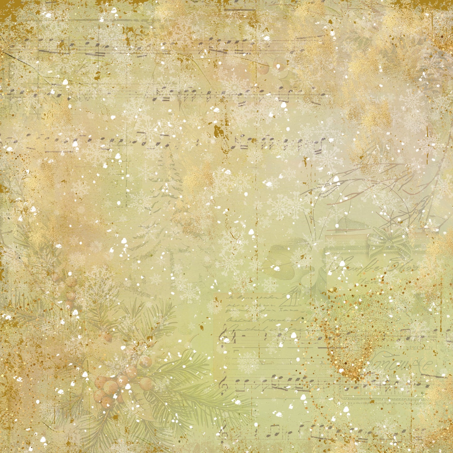 Christmas by Candlelight 12" x 12" Paper Pad