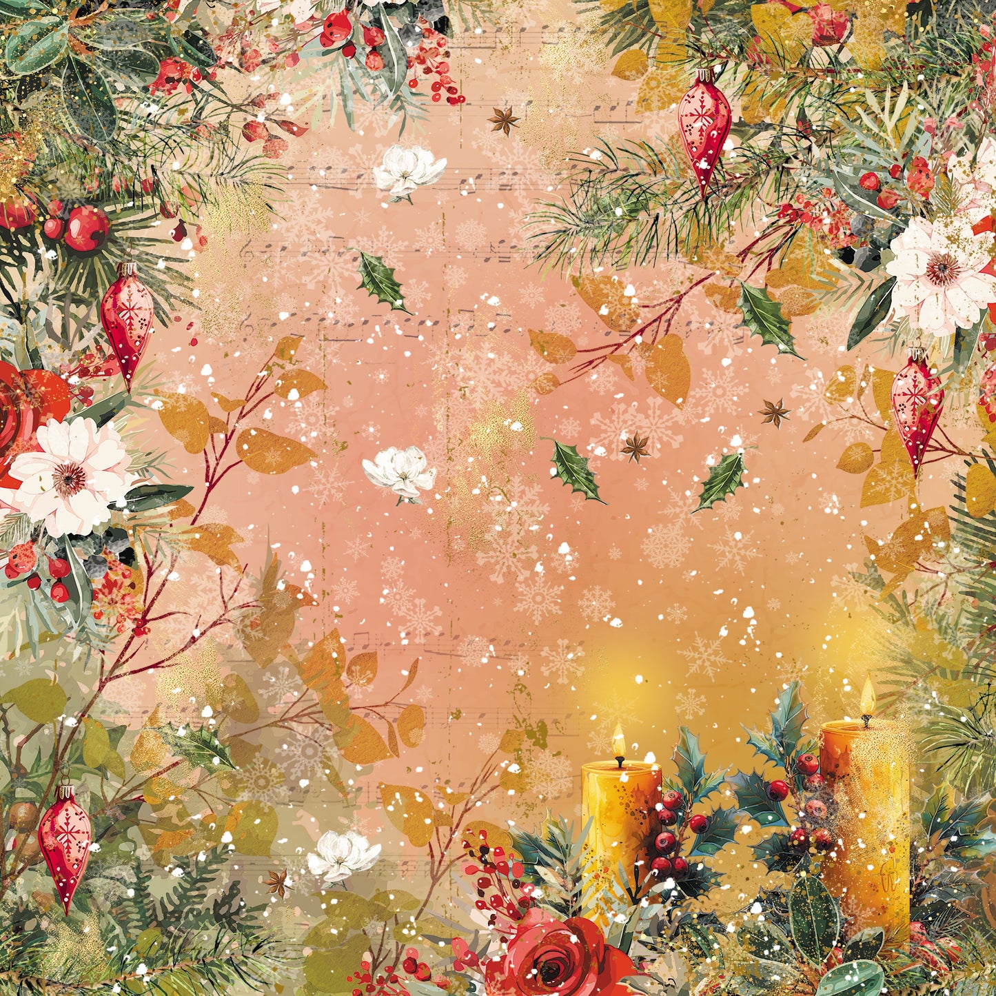 Christmas by Candlelight 6 x 6 Paper Pad