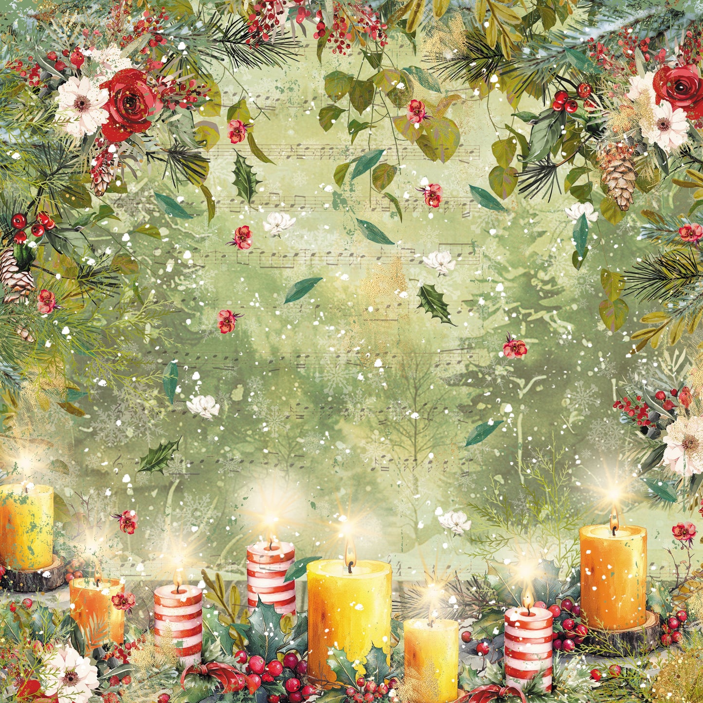 Christmas by Candlelight 6 x 6 Paper Pad