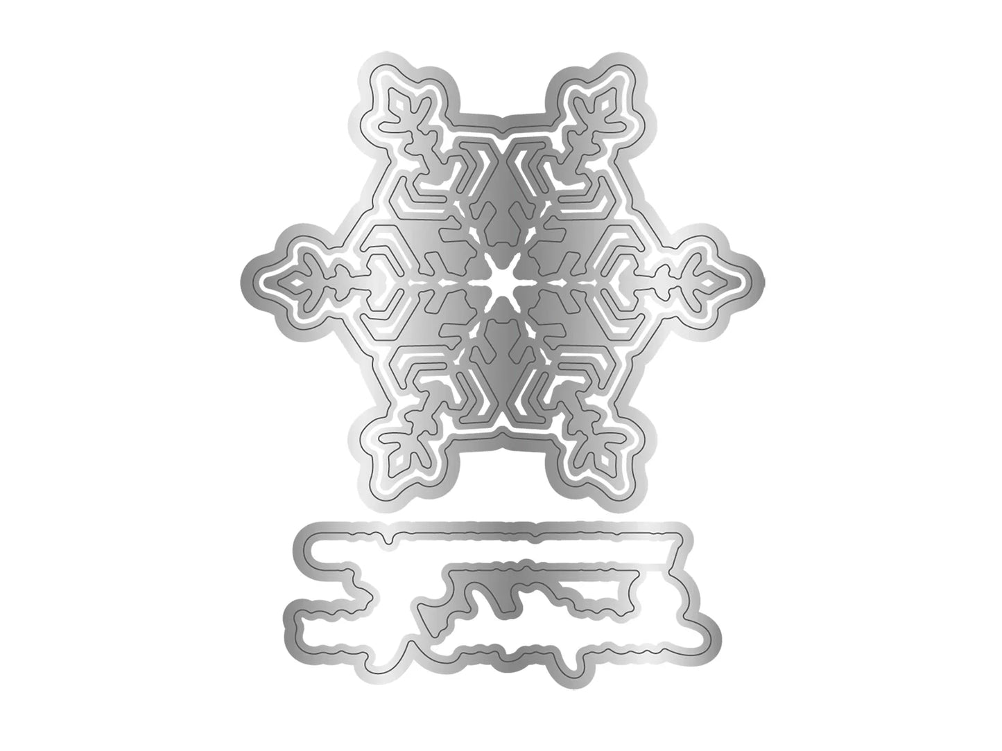 Crafter's Companion 3D Embossing Folder - Winter Snowflakes