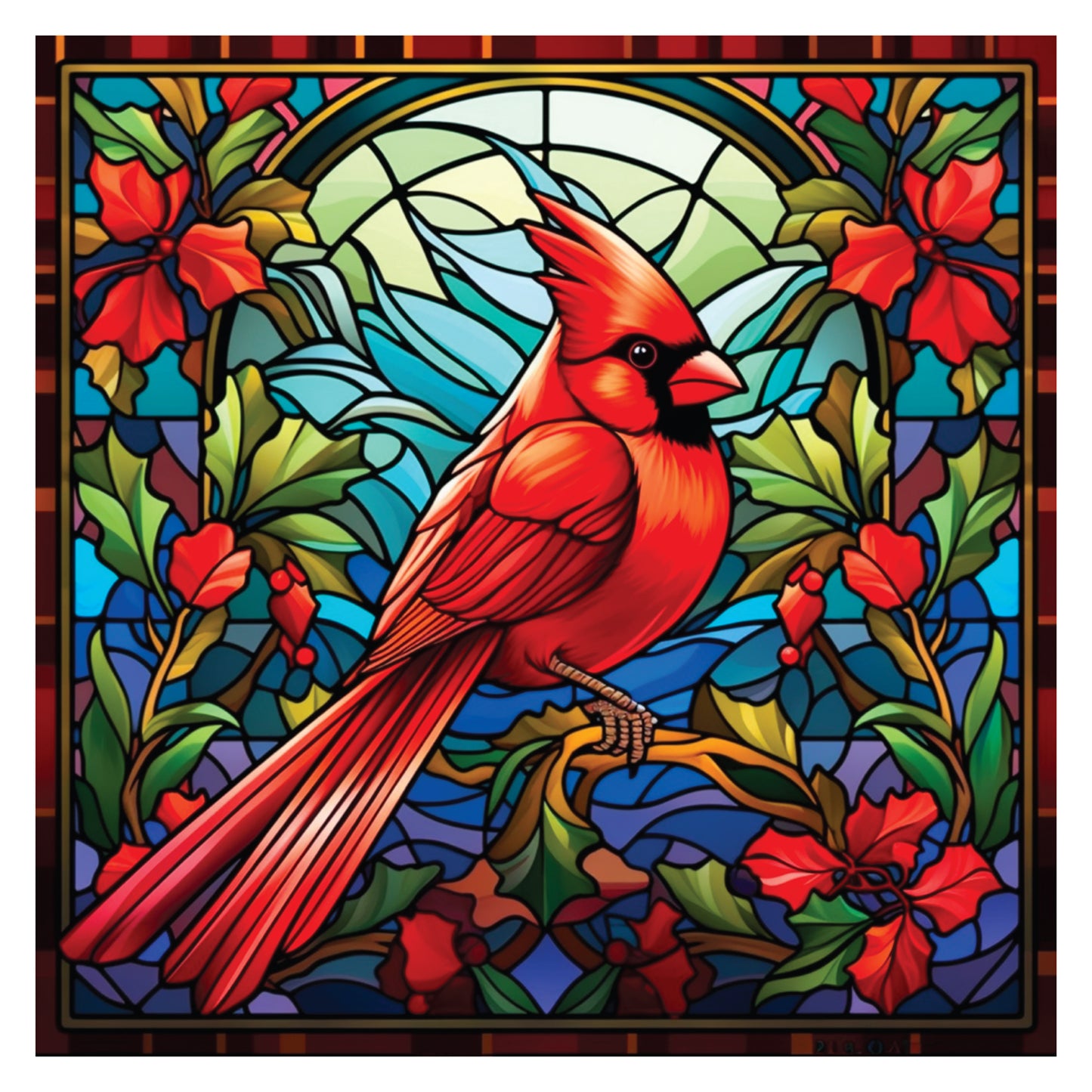 Crafter’s Companion Printed Acetate - Stained Glass Effect Squares
