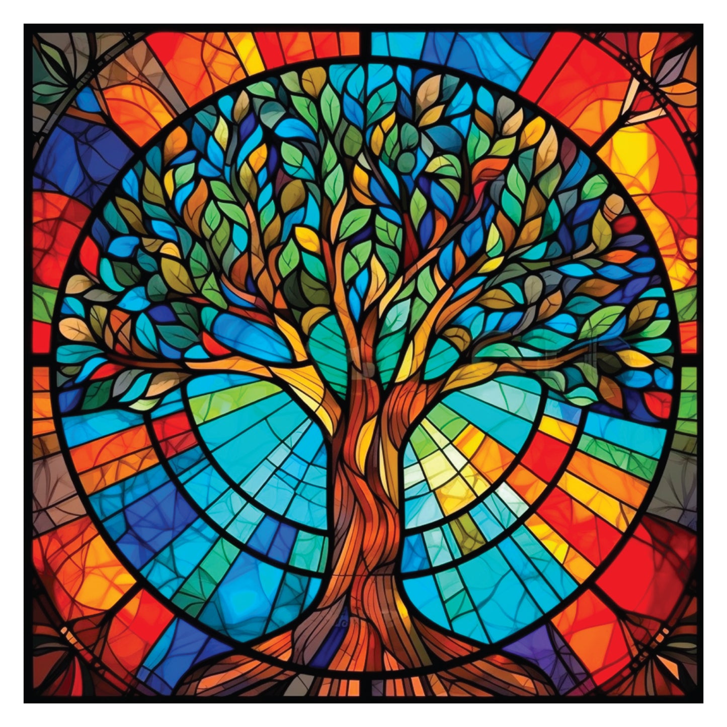 Crafter’s Companion Printed Acetate - Stained Glass Effect Squares
