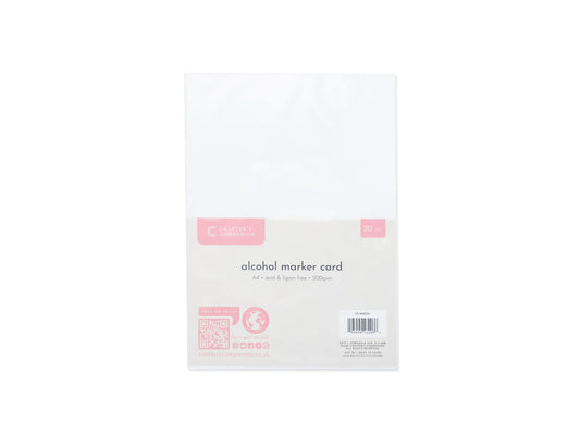 Crafters Companion Alcohol Marker Card - 20 sheets