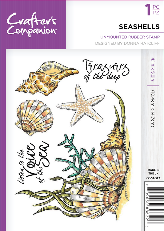 CC - Clear Acrylic Stamps - Seashells