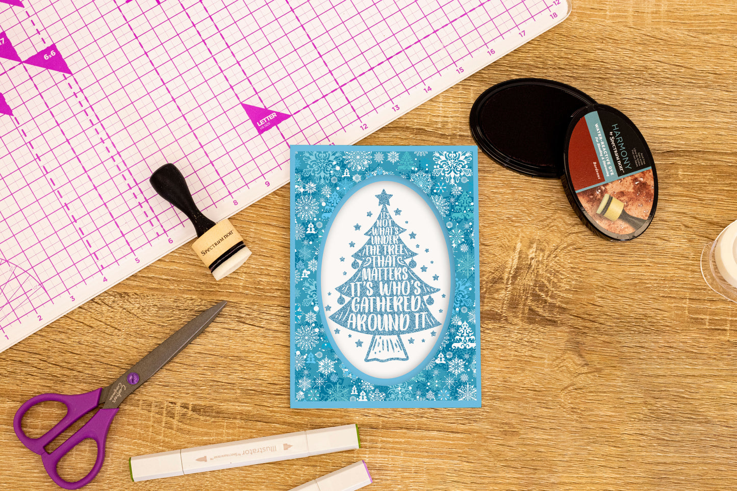CC - Clear Acrylic Stamps - Under The Tree