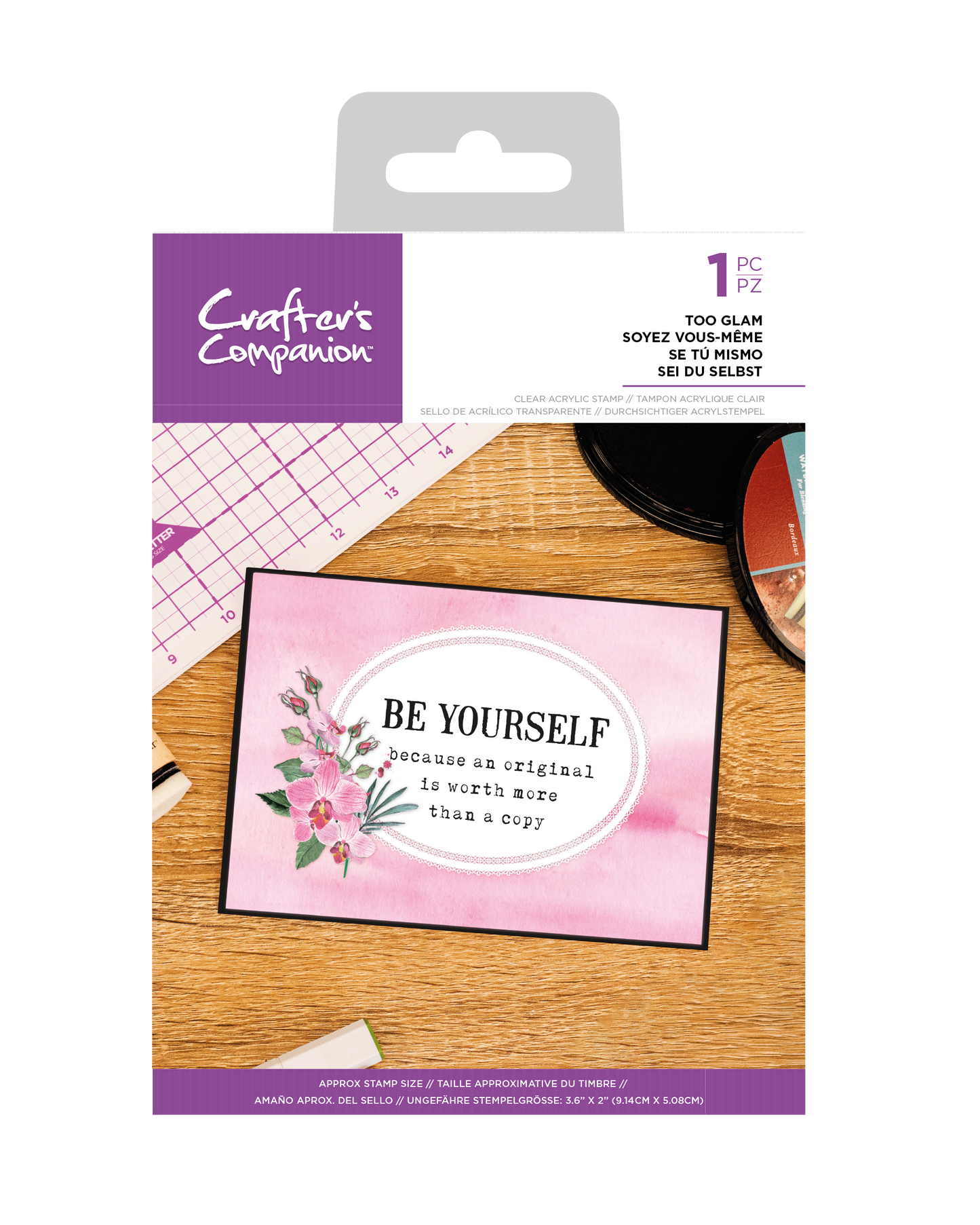 CC - Clear Acrylic Stamps - Be Yourself