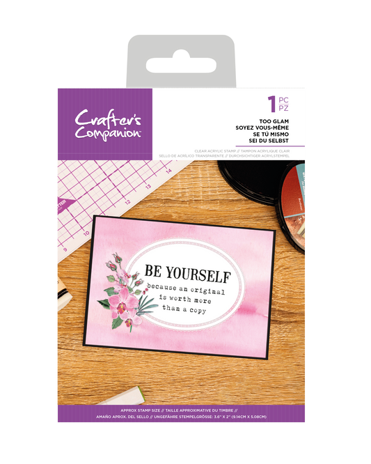CC - Clear Acrylic Stamps - Be Yourself