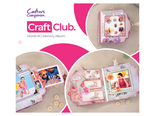 Crafter's Companion Craft Club - Memory Album