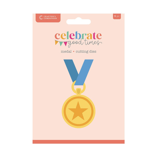 Crafter’s Companion Celebrate Good Times Collection Metal Die - Medal 