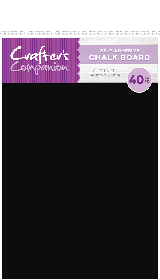 Craft Material Pack  - Chalk Board with Adhensive (40pk)