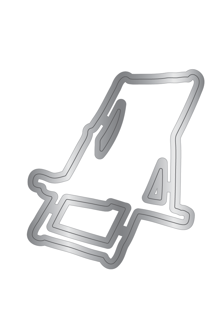 Crafter’s Companion Coastal Collection Stamp & Die - Beach Retreat