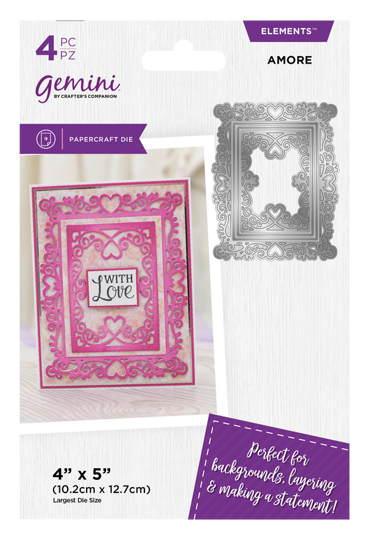 Crafters Companion - Die Cutting & Embossing - Amore
