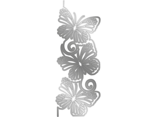Crafters Companion - Die Cutting & Embossing - Cascading Butterflies