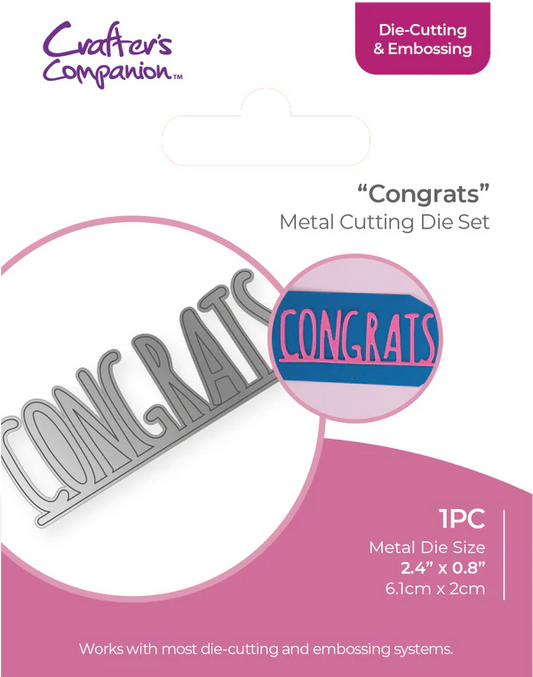 CC - Gemini Mini Die Set - Congrats - 1pc set