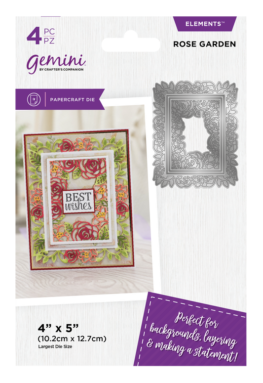 Crafters Companion - Die Cutting & Embossing - Rose Garden