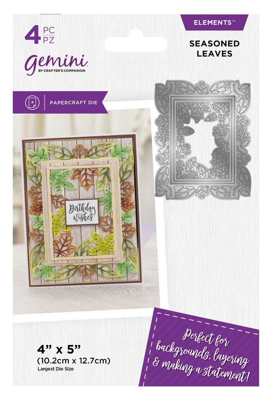 Crafters Companion - Die Cutting & Embossing - Seasoned Leaves