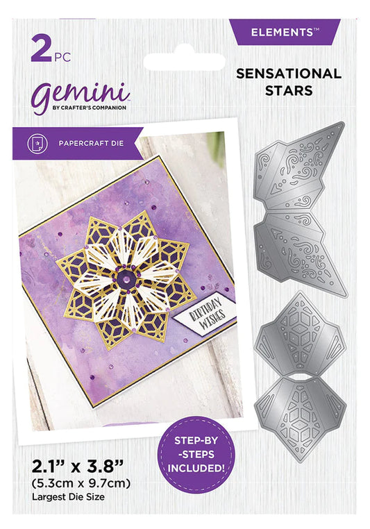 Crafter's Companion Kaleidoscope Origami Die - Sensational Stars