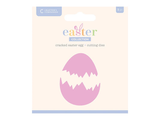 Crafter's Companion Easter Collection Metal Die - Cracked Easter Egg