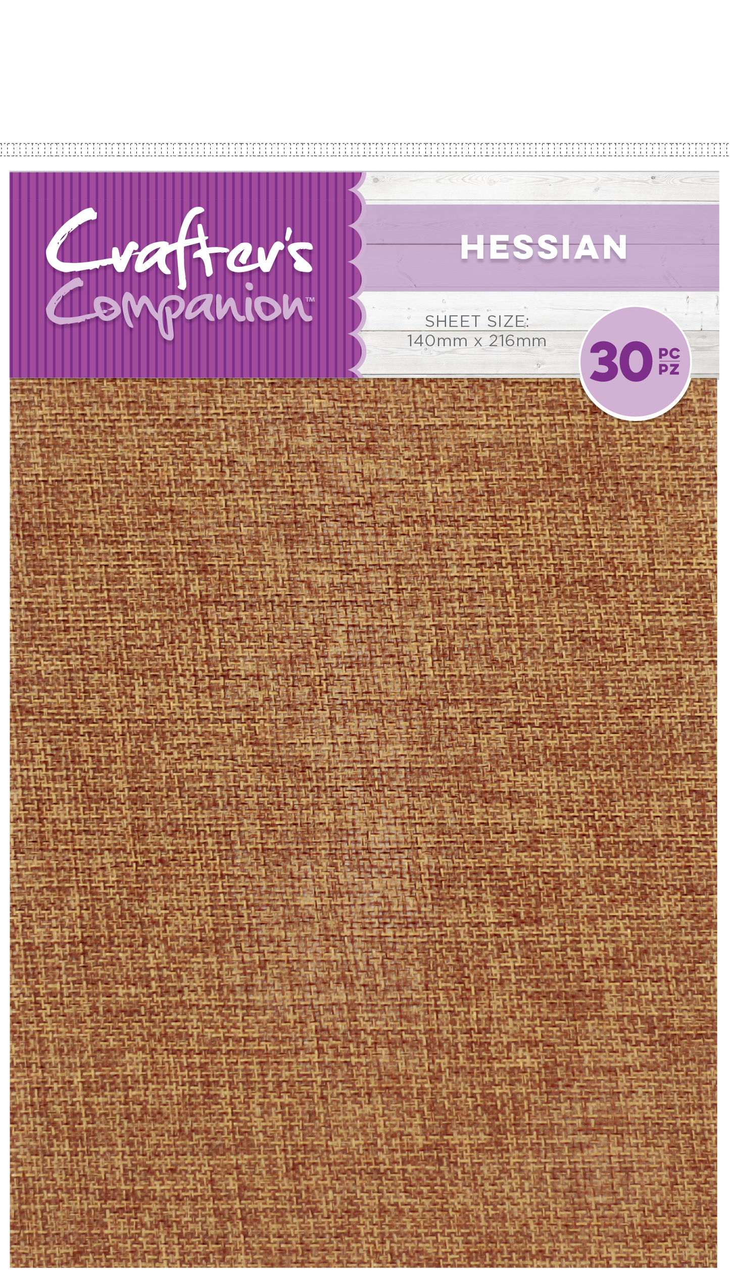 Craft Material Pack  - Hessian \ Burlap (30pk)