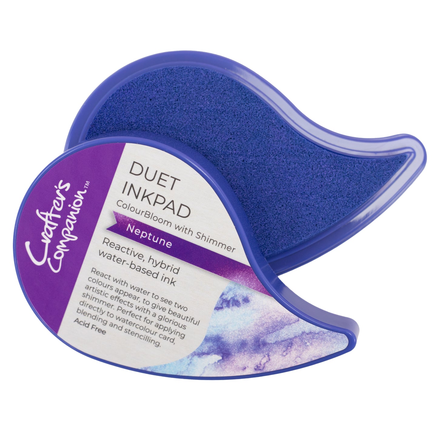 Crafter's Companion Duet ColourBloom Shimmer Inkpad - Neptune