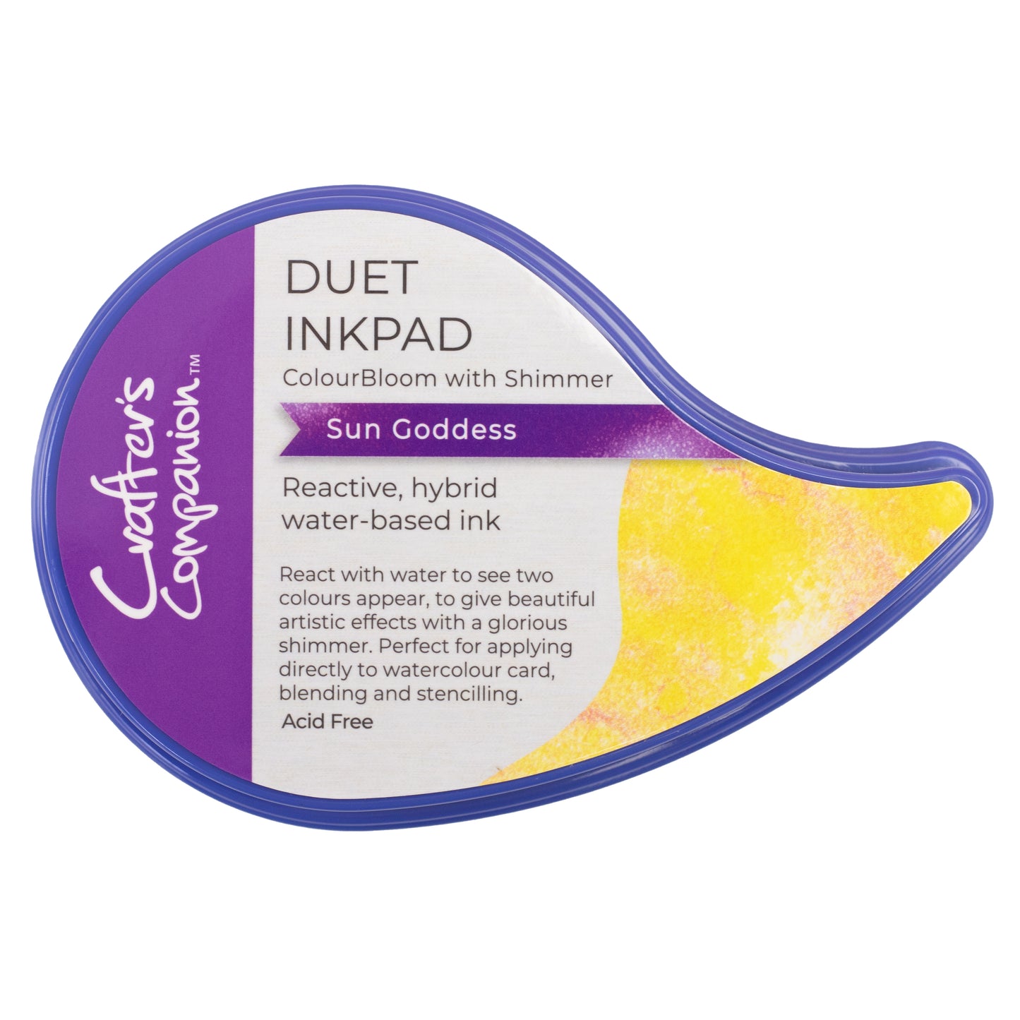 Crafter's Companion Duet ColourBloom Shimmer Inkpad - Sun Goddess