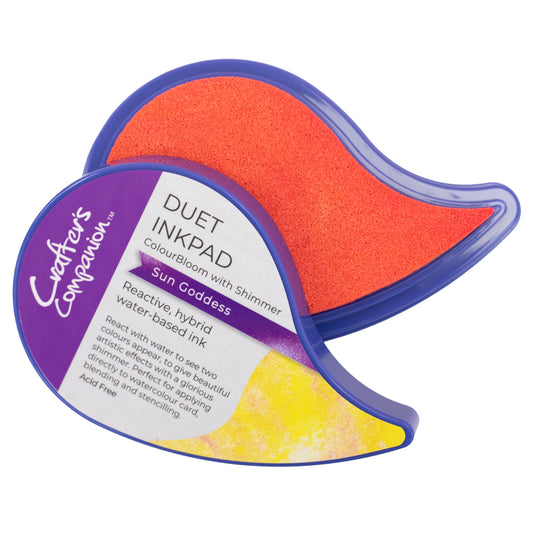 Crafter's Companion Duet ColourBloom Shimmer Inkpad - Sun Goddess