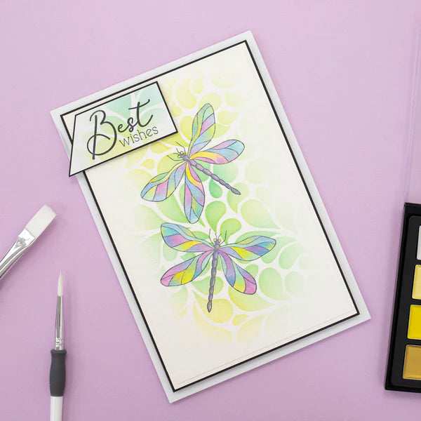 Crafters Companion - Inking & Stamping - Clear Acrylic Stamp - With Love