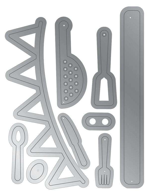 Crafter's Companion Kitchen Collection - Metal Die - Baking Memories