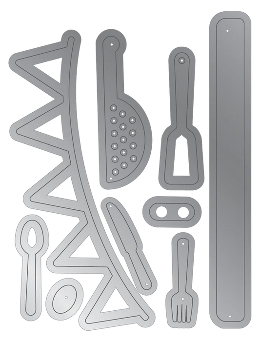 Crafter's Companion Kitchen Collection - Metal Die - Baking Memories