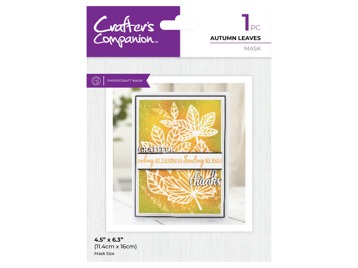 Crafter's Companion Mask - Autumn Leaves