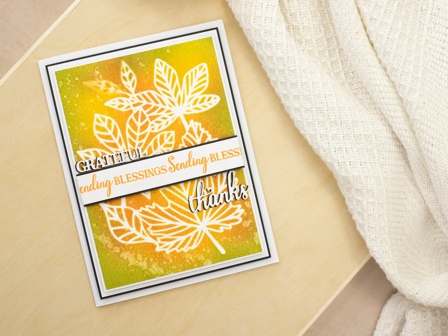 Crafter's Companion Mask - Autumn Leaves