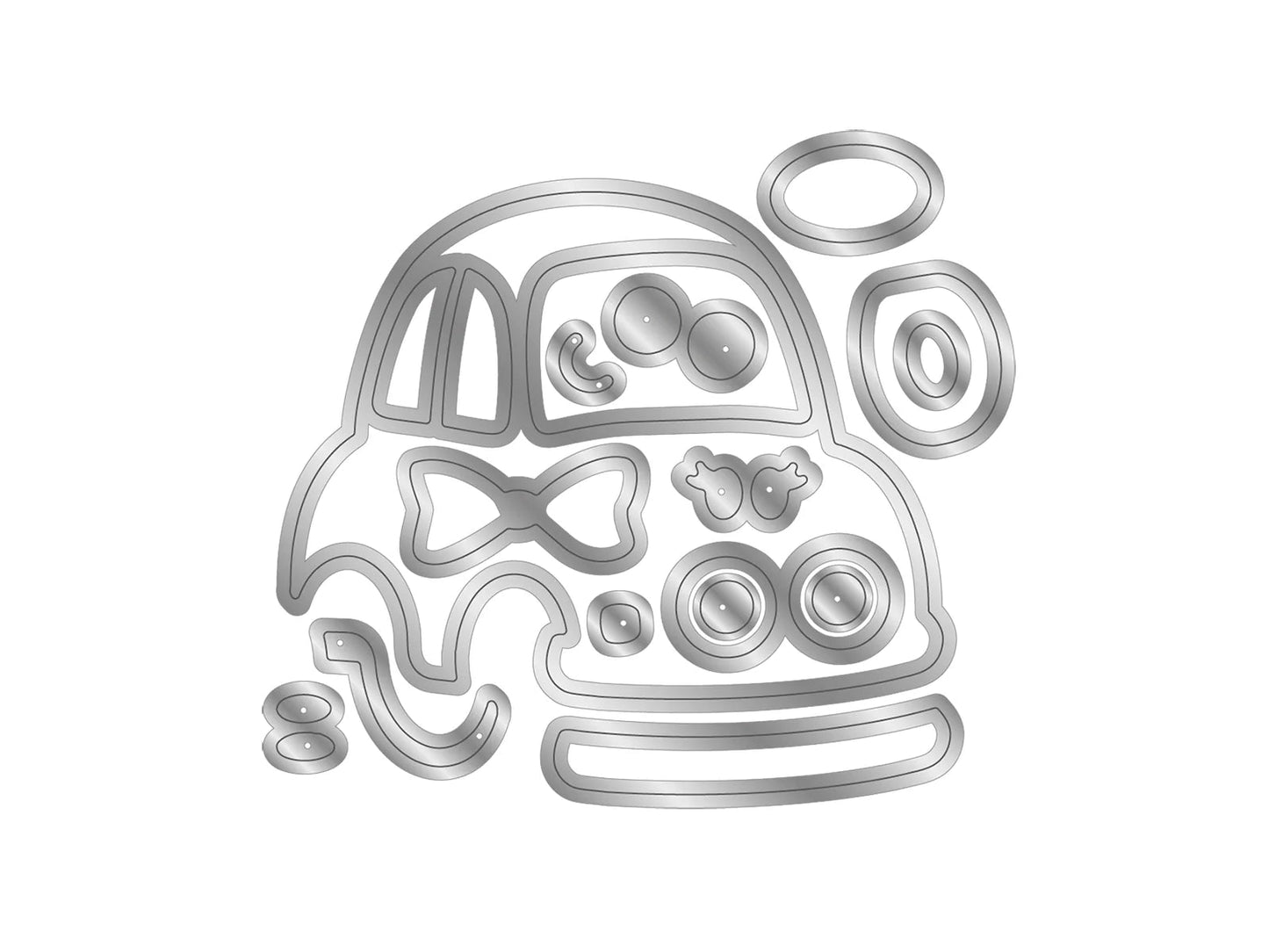 Crafters Companion Metal Die Set - Betty the Car