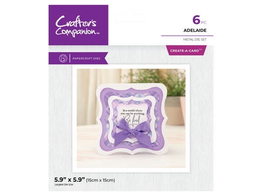Crafter's Companion Metal Die Create a Card - Adelaid