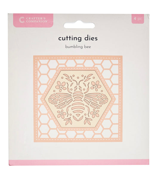 Crafter's Companion Metal Die Create-a-Card - Bumbling Bee