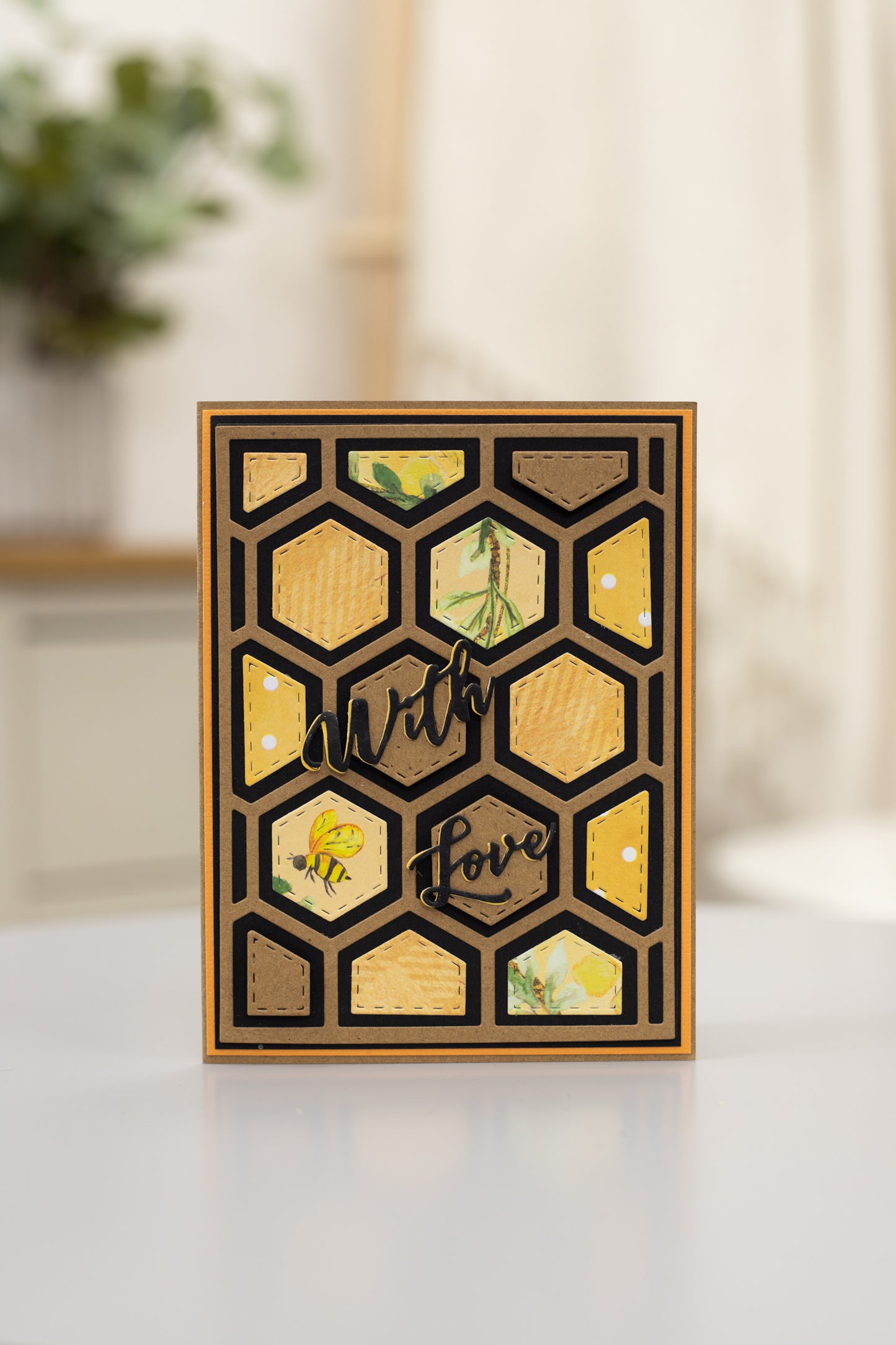 Crafter's Companion Metal Dies Create a Card - Sweet Honeycomb